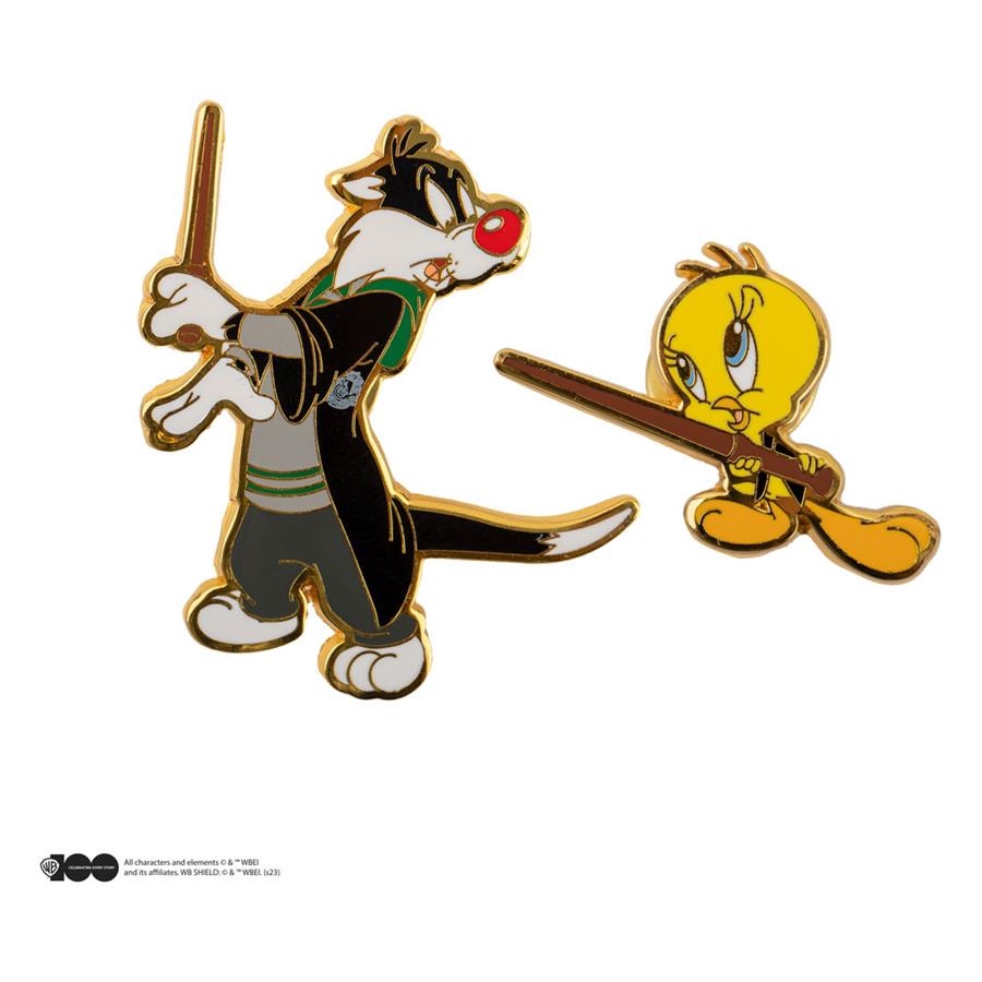 LOONEY TUNES: TWEETY & SYLVESTER AT HOGWARTS SLYTHERIN (PACK 2 PIN CHAPAS) [BLISTER] | Akira Comics  - libreria donde comprar comics, juegos y libros online