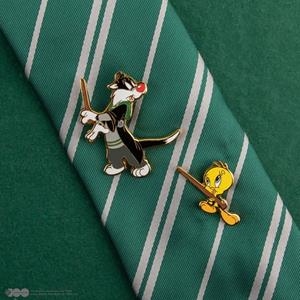 LOONEY TUNES: TWEETY & SYLVESTER AT HOGWARTS SLYTHERIN (PACK 2 PIN CHAPAS) [BLISTER] | Akira Comics  - libreria donde comprar comics, juegos y libros online