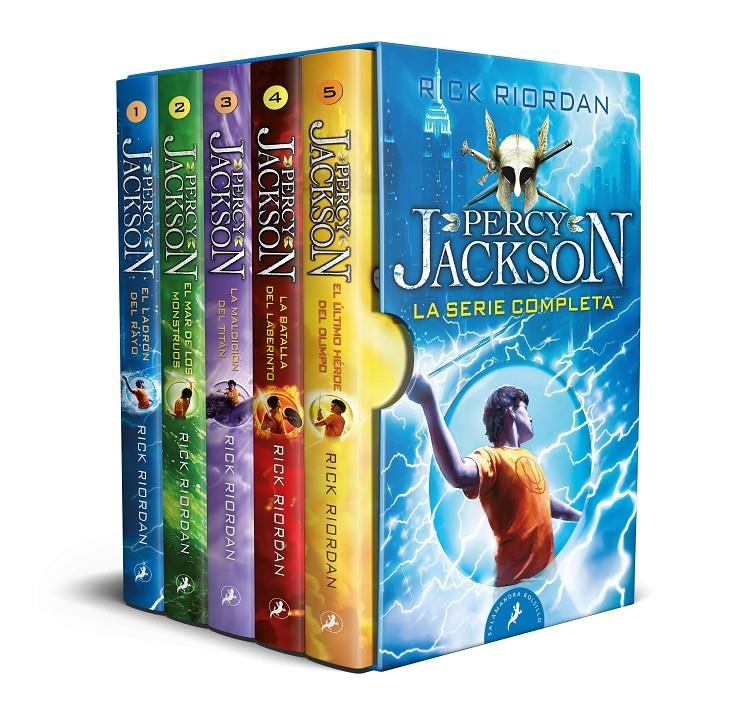 PERCY JACKSON Y LOS DIOSES DEL OLIMPO: LA SERIE COMPLETA [RUSTICA] | RIORDAN, RICK | Akira Comics  - libreria donde comprar comics, juegos y libros online