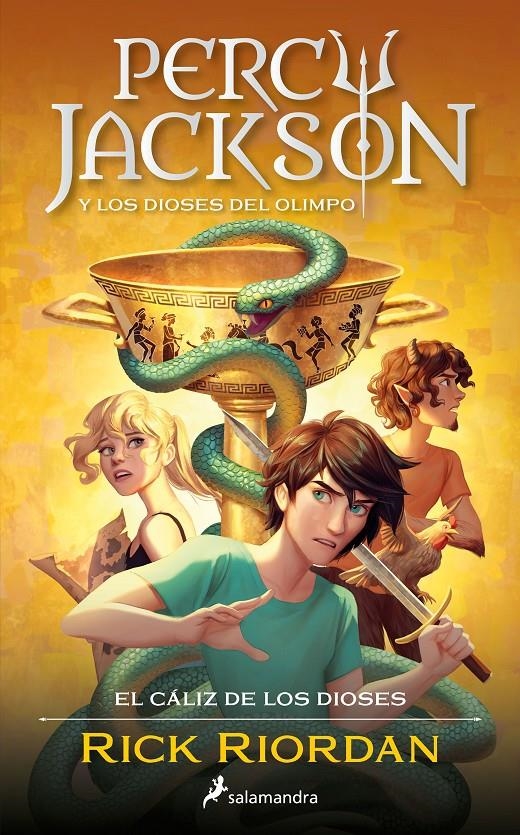 PERCY JACKSON Y LOS DIOSES DEL OLIMPO Nº6: EL CALIZ DE LOS DIOSES [RUSTICA] | RIORDAN, RICK | Akira Comics  - libreria donde comprar comics, juegos y libros online