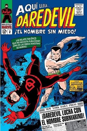 BIBLIOTECA MARVEL: DAREDEVIL Nº02 (1965-1966 / 7-12 USA) [RUSTICA] | LEE, STAN / KIRBY, JACK | Akira Comics  - libreria donde comprar comics, juegos y libros online