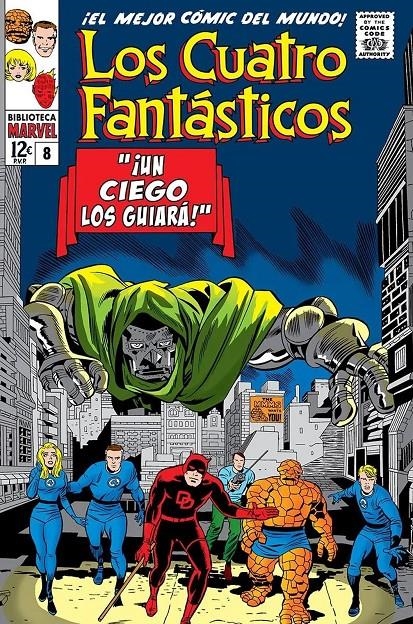 BIBLIOTECA MARVEL: LOS 4 FANTASTICOS Nº08 (1965 /37-42 USA) [RUSTICA] | Akira Comics  - libreria donde comprar comics, juegos y libros online