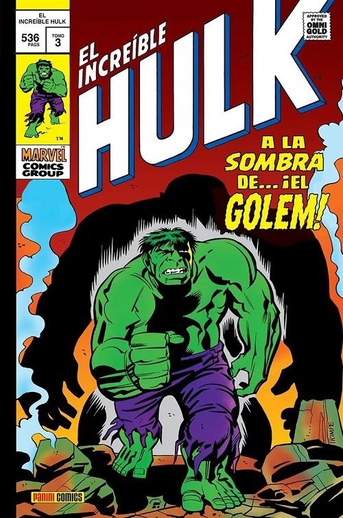 MARVEL GOLD: EL INCREIBLE HULK VOLUMEN 3 A LA SOMBRA DE EL GOLEM [CARTONE] | Akira Comics  - libreria donde comprar comics, juegos y libros online