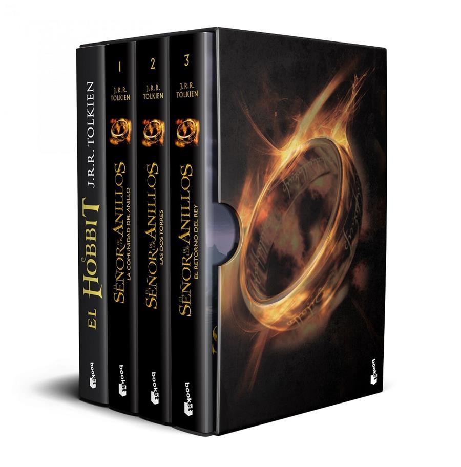 TOLKIEN: EL HOBBIT + EL SEÑOR DE LOS ANILLOS (ESTUCHE) [BOLSILLO] | TOLKIEN, J. R. R. | Akira Comics  - libreria donde comprar comics, juegos y libros online