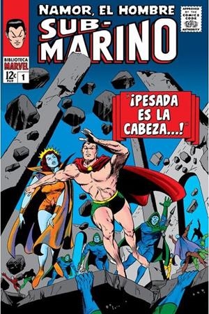 BIBLIOTECA MARVEL: NAMOR EL HOMBRE SUBMARINO Nº01 (1965-66 / 70-79 USA) [RUSTICA] | LEE, STAN | Akira Comics  - libreria donde comprar comics, juegos y libros online
