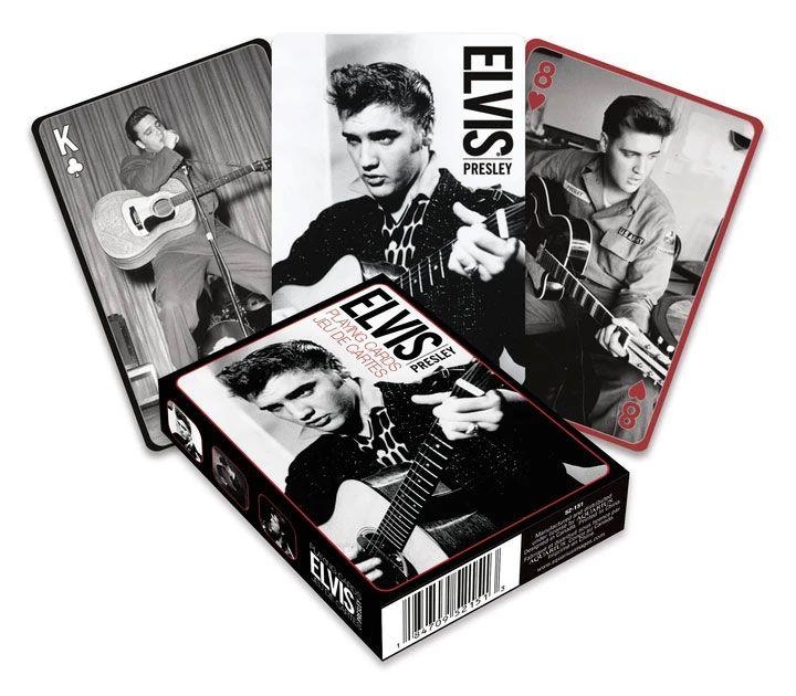 ELVIS PRESLEY: BARAJA DE POKER BLACK & WHITE [CAJA] | Akira Comics  - libreria donde comprar comics, juegos y libros online