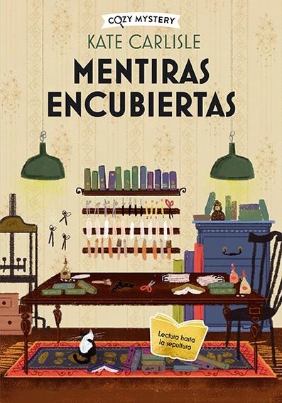MENTIRAS ENCUBIERTAS (SERIE MISTERIOS BIBLIOFILOS 2) (COZY MYSTERY) [RUSTICA] | CARLISLE, KATE | Akira Comics  - libreria donde comprar comics, juegos y libros online