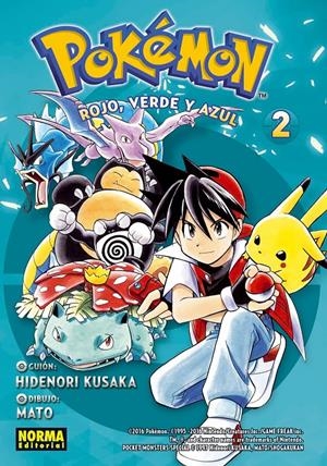 POKEMON: ROJO, VERDE Y AZUL Nº02 (COLECCION 02) REEDICION [RUSTICA] | KUSAKA, HIDENORI / YAMAMOTO, SATOSHI | Akira Comics  - libreria donde comprar comics, juegos y libros online