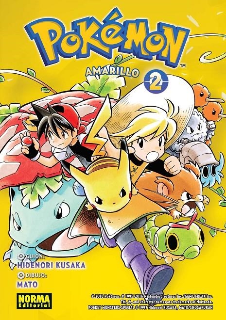 POKEMON: AMARILLO Nº02 (COLECCION 04) REEDICION [RUSTICA] | KUSAKA / MATO | Akira Comics  - libreria donde comprar comics, juegos y libros online