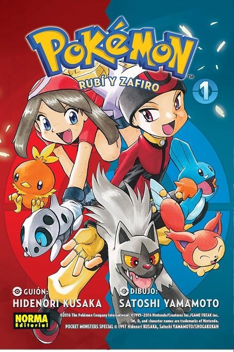 POKEMON: RUBI Y ZAFIRO Nº01 (COLECCION 09) [RUSTICA] | KUSAKA / YAMAMOTO | Akira Comics  - libreria donde comprar comics, juegos y libros online