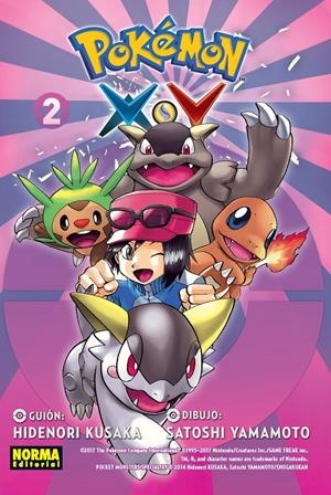 POKEMON X-Y Nº02 REEDICION [RUSTICA] | KUSAKA, HIDENORI / YAMAMOTO, SATOSHI | Akira Comics  - libreria donde comprar comics, juegos y libros online