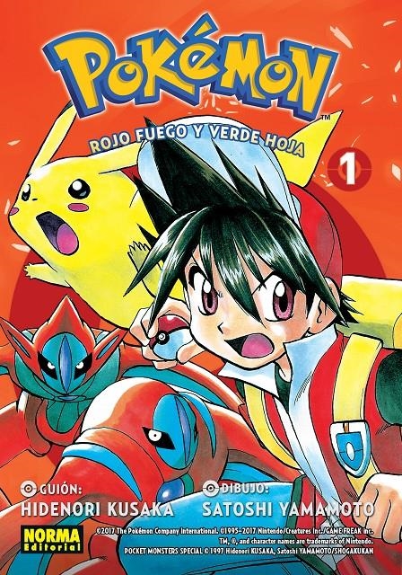 POKEMON: ROJO FUEGO Y VERDE HOJA Nº01 (COLECCION 13) REEDICION [RUSTICA] | KUSAKA / YAMAMOTO | Akira Comics  - libreria donde comprar comics, juegos y libros online