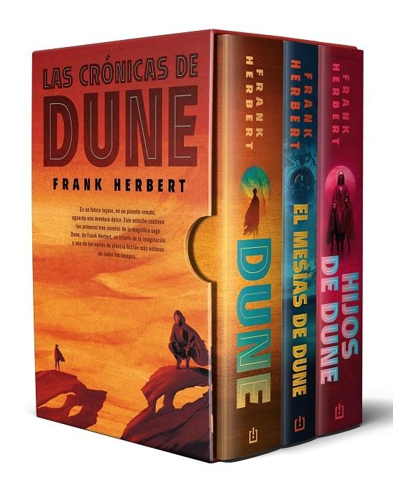 DUNE: ESTUCHE CON DUNE | EL MESIAS DE DUNE | HIJOS DE DUNE (EDICION LIMITADA DELUXE) [CARTONE] | HERBERT, FRANK | Akira Comics  - libreria donde comprar comics, juegos y libros online