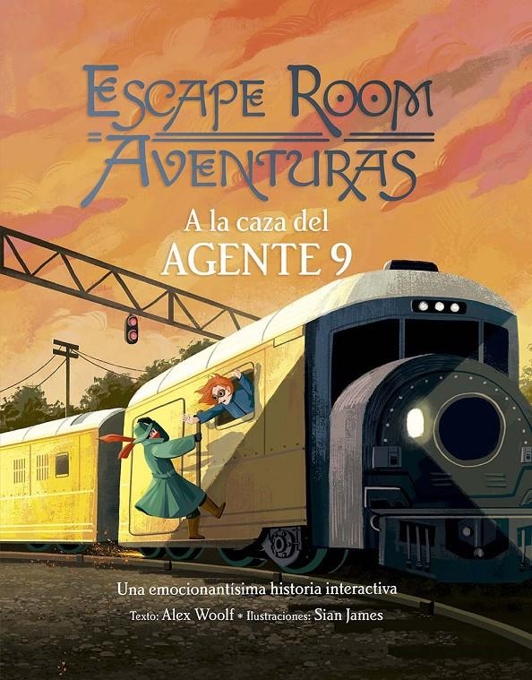 ESCAPE ROOM AVENTURAS: A LA CAZA DEL AGENTE 9 (HISTORIA INTERACTIVA) [CARTONE] | WOOLF, ALEX / JAMES, SIAN | Akira Comics  - libreria donde comprar comics, juegos y libros online