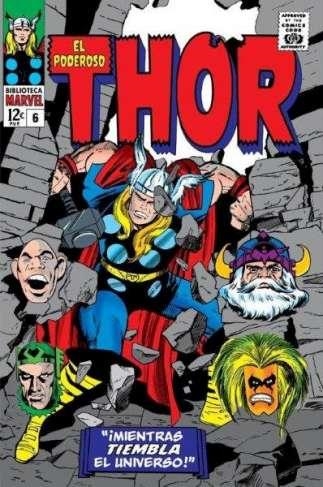 BIBLIOTECA MARVEL: EL PODEROSO THOR Nº06 (1965-66 / 113-124 USA) [RUSTICA] | LEE, STAN / KIRBY, JACK | Akira Comics  - libreria donde comprar comics, juegos y libros online