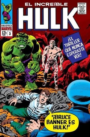 BIBLIOTECA MARVEL: EL INCREIBLE HULK Nº03 (1965-1966 / 71-81 USA) [RUSTICA] | LEE, STAN / KIRBY, JACK | Akira Comics  - libreria donde comprar comics, juegos y libros online
