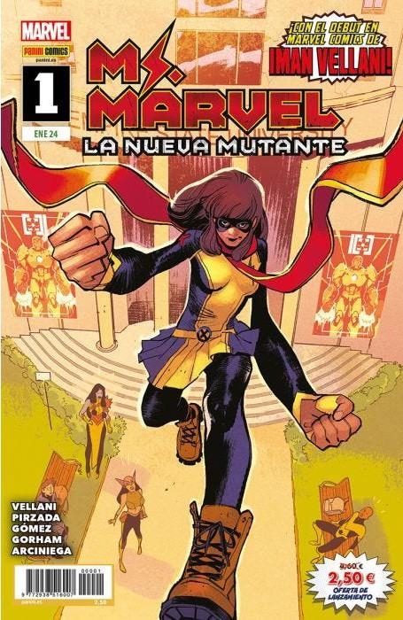MS MARVEL: LA NUEVA MUTANTE Nº01 [GRAPA] | Akira Comics  - libreria donde comprar comics, juegos y libros online