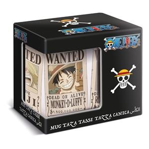 ONE PIECE: TAZAS WANTED 325 ML (CERAMICA) [CAJA] | Akira Comics  - libreria donde comprar comics, juegos y libros online