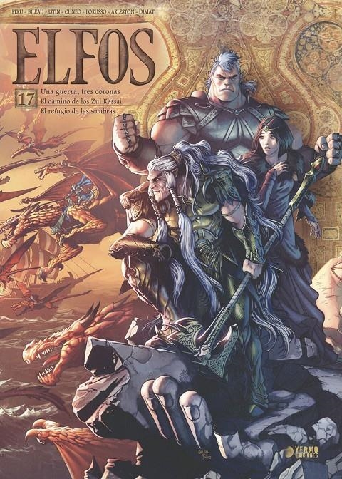 ELFOS VOL.17: UNA GUERRA / TRES CORONAS / CAMINO ZUL KASSAI [CARTONE] | JARRY, NICOLAS | Akira Comics  - libreria donde comprar comics, juegos y libros online