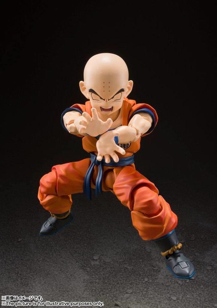 DRAGON BALL Z: FIGURA KRILLIN EARTH'S STRONGEST MAN S.H. FIGUARTS 12 CM PVC [CAJA] | Akira Comics  - libreria donde comprar comics, juegos y libros online