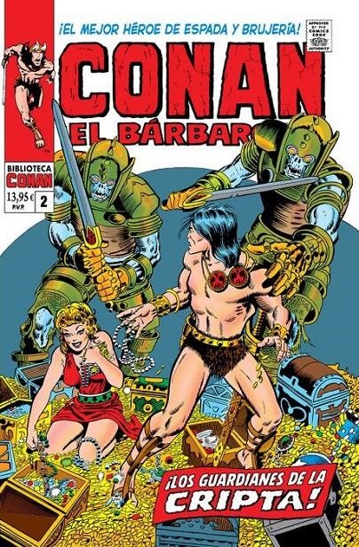 BIBLIOTECA MARVEL: CONAN EL BARBARO Nº02 (1971 / 6-10 USA) [RUSTICA] | Akira Comics  - libreria donde comprar comics, juegos y libros online