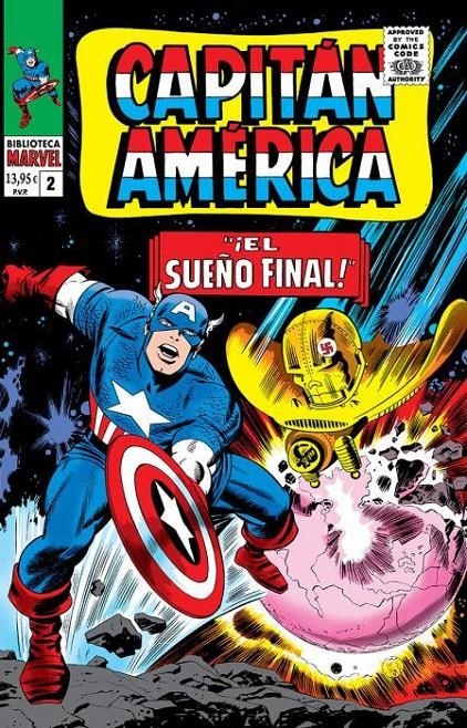 BIBLIOTECA MARVEL: CAPITAN AMERICA Nº02 (1965-1966 / 69-80 USA) [RUSTICA] | LEE, STAN / KIRBY, JACK | Akira Comics  - libreria donde comprar comics, juegos y libros online