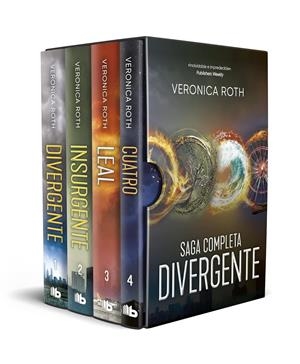 DIVERGENTE SAGA (ESTUCHE QUE CONTIENE: DIVERGENTE | INSURGENTE | LEAL | CUATRO) [BOLSILLO] | ROTH, VERONICA | Akira Comics  - libreria donde comprar comics, juegos y libros online