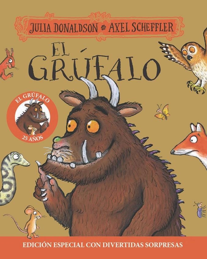 GRUFALO, EL (EDICION 25 ANIVERSARIO) [CARTONE] | DONALDSON, JULIA / SCHEFFLER, AXEL | Akira Comics  - libreria donde comprar comics, juegos y libros online