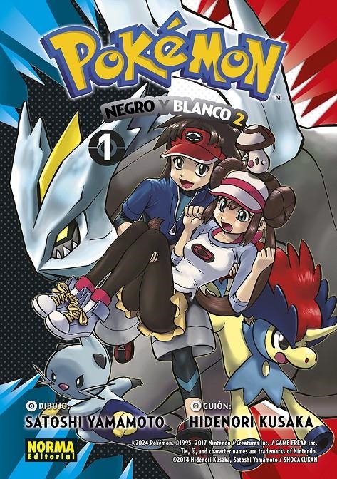 POKEMON: NEGRO Y BLANCO II Nº01 (COLECCION 31) [RUSTICA] | KUSAKA / YAMAMOTO | Akira Comics  - libreria donde comprar comics, juegos y libros online