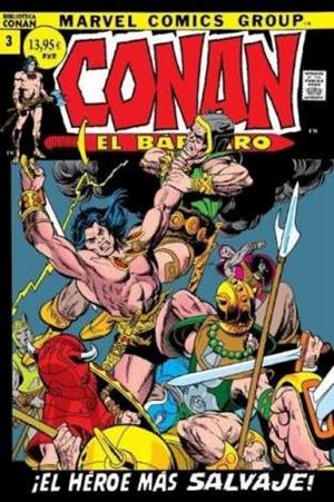 BIBLIOTECA MARVEL: CONAN EL BARBARO Nº03 (1971-72 / 11-15 USA) [RUSTICA] | THOMAS, ROY  | Akira Comics  - libreria donde comprar comics, juegos y libros online