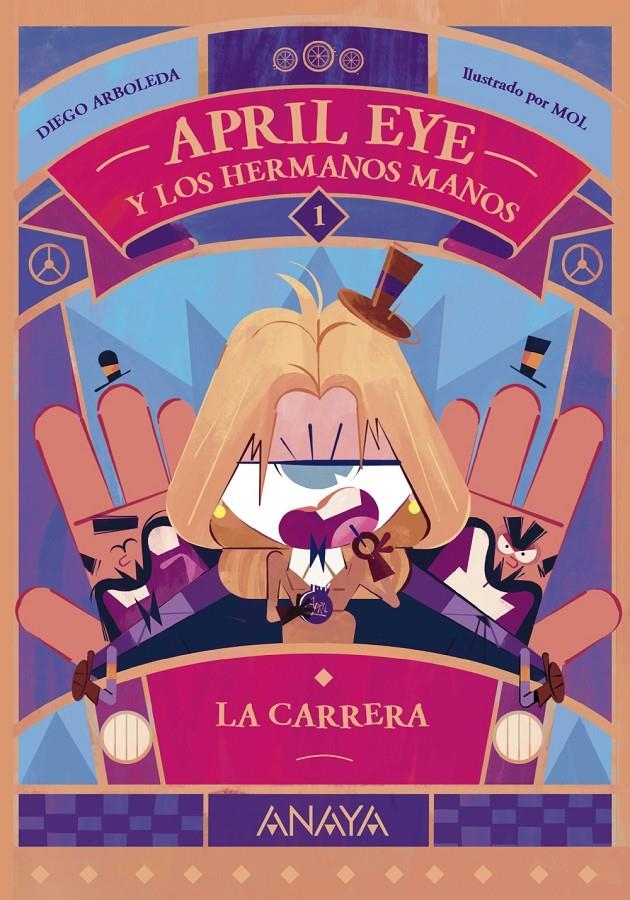 APRIL EYE Y LOS HERMANOS MANOS Nº01: LA CARRERA [RUSTICA] | ARBOLEDA, DIEGO / MOL | Akira Comics  - libreria donde comprar comics, juegos y libros online