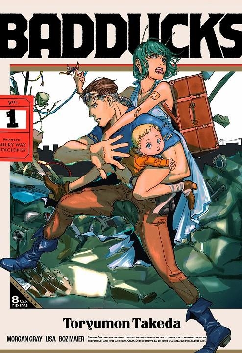BADDUCKS Nº01 [RUSTICA] | TAKEDA, TORYUMON | Akira Comics  - libreria donde comprar comics, juegos y libros online