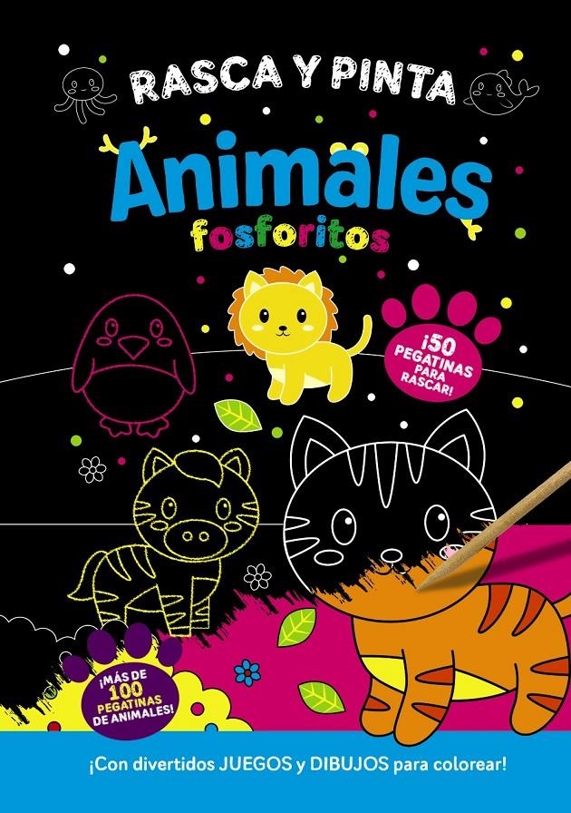 RASCA Y PINTA: ANIMALES FOSFORITOS [CARTONE] | Akira Comics  - libreria donde comprar comics, juegos y libros online