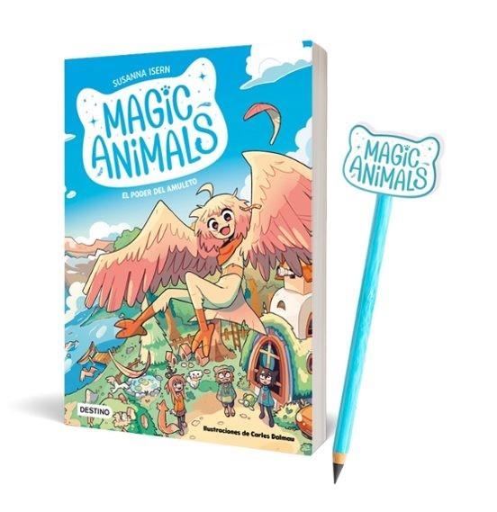 MAGIC ANIMALS Nº01: EL PODER DEL AMULETO (PACK CON LAPIZ GATO) [RUSTICA] | ISERN, SUSANNA / DALMAU, CARLES | Akira Comics  - libreria donde comprar comics, juegos y libros online