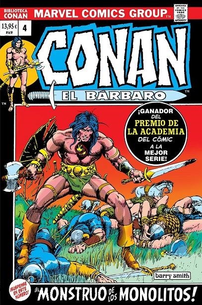 BIBLIOTECA MARVEL: CONAN EL BARBARO Nº04 (1972 / 16-22 USA) [RUSTICA] | Akira Comics  - libreria donde comprar comics, juegos y libros online