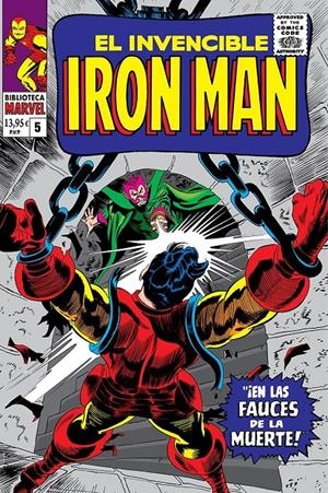 BIBLIOTECA MARVEL: EL INVENCIBLE IRON MAN Nº05 (1966-67 / 77-85 USA) [RUSTICA] | LEE, STAN  | Akira Comics  - libreria donde comprar comics, juegos y libros online