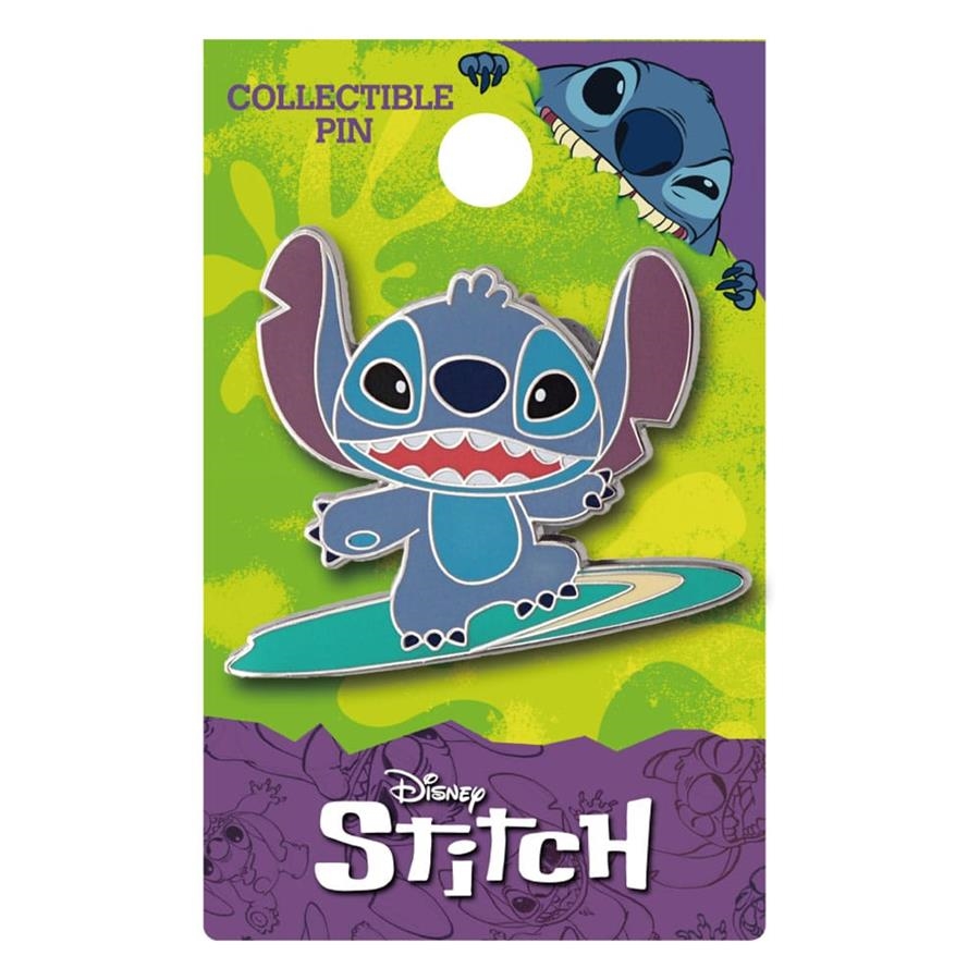 LILO & STITCH: CHAPA/ PIN SURFING STITCH | Akira Comics  - libreria donde comprar comics, juegos y libros online