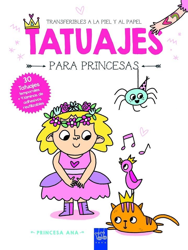 TATUAJES PARA PRINCESAS: PRINCESA ANA [RUSTICA] | Akira Comics  - libreria donde comprar comics, juegos y libros online