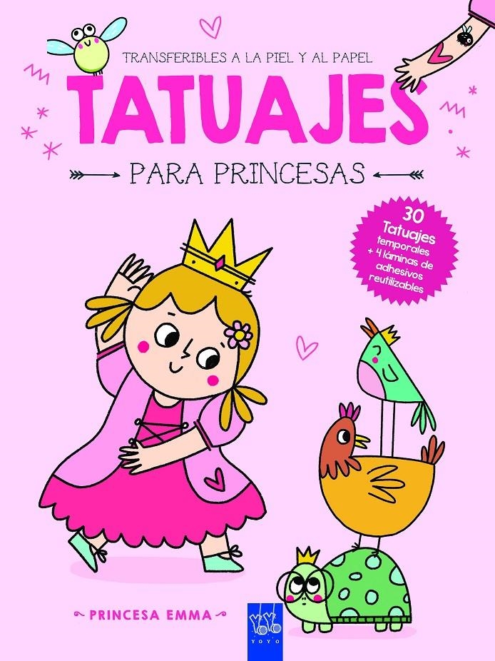 TATUAJES PARA PRINCESAS: PRINCESA EMMA [RUSTICA] | Akira Comics  - libreria donde comprar comics, juegos y libros online