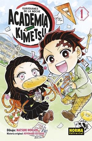 GUARDIANES DE LA NOCHE: ACADEMIA KIMETSU Nº01 [RUSTICA] | GOTOUGE, KOYOHARU | Akira Comics  - libreria donde comprar comics, juegos y libros online