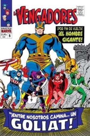 BIBLIOTECA MARVEL: LOS VENGADORES VOL.05 (1966 / 25-30 USA) [RUSTICA] | LEE, STAN | Akira Comics  - libreria donde comprar comics, juegos y libros online