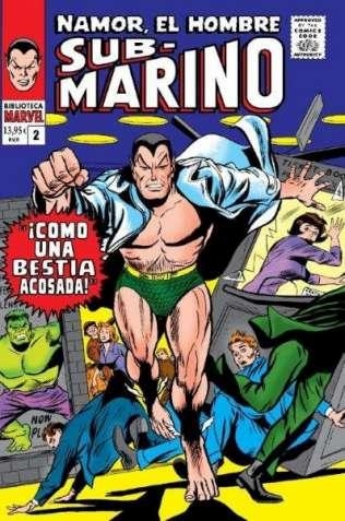 BIBLIOTECA MARVEL: NAMOR EL HOMBRE SUBMARINO Nº02 (1966-67 / 80-87 USA) [RUSTICA] | Akira Comics  - libreria donde comprar comics, juegos y libros online