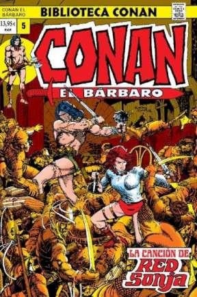 BIBLIOTECA MARVEL: CONAN EL BARBARO Nº05 (1973 / 23-28 USA) [RUSTICA] | THOMAS, ROY  | Akira Comics  - libreria donde comprar comics, juegos y libros online