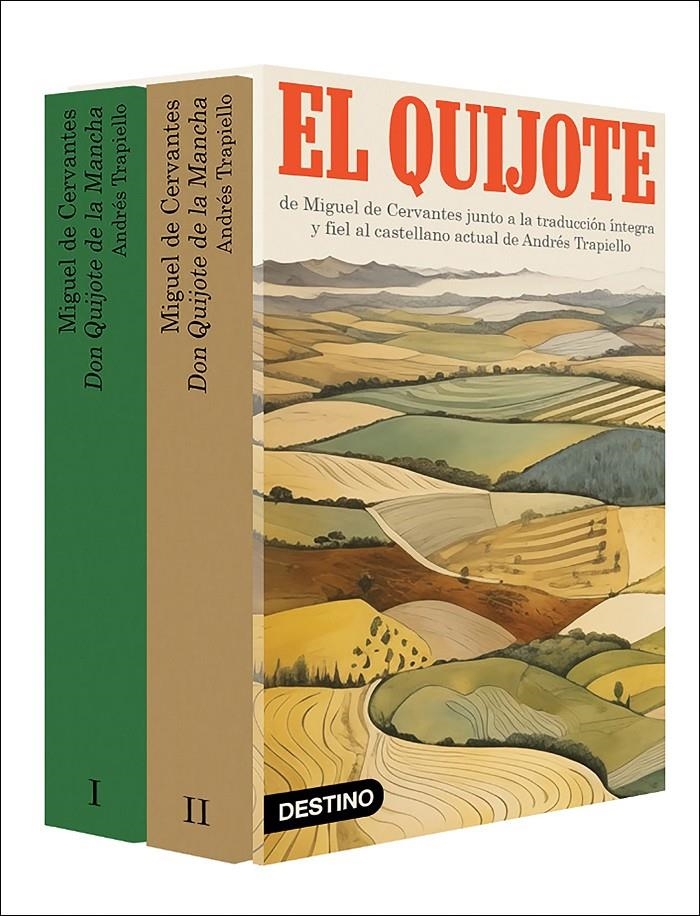 DON QUIJOTE DE LA MANCHA (ESTUCHE DOS VOL.) [CARTONE] | CERVANTES, MIGUEL DE / TRAPIELLO, ANDRES | Akira Comics  - libreria donde comprar comics, juegos y libros online